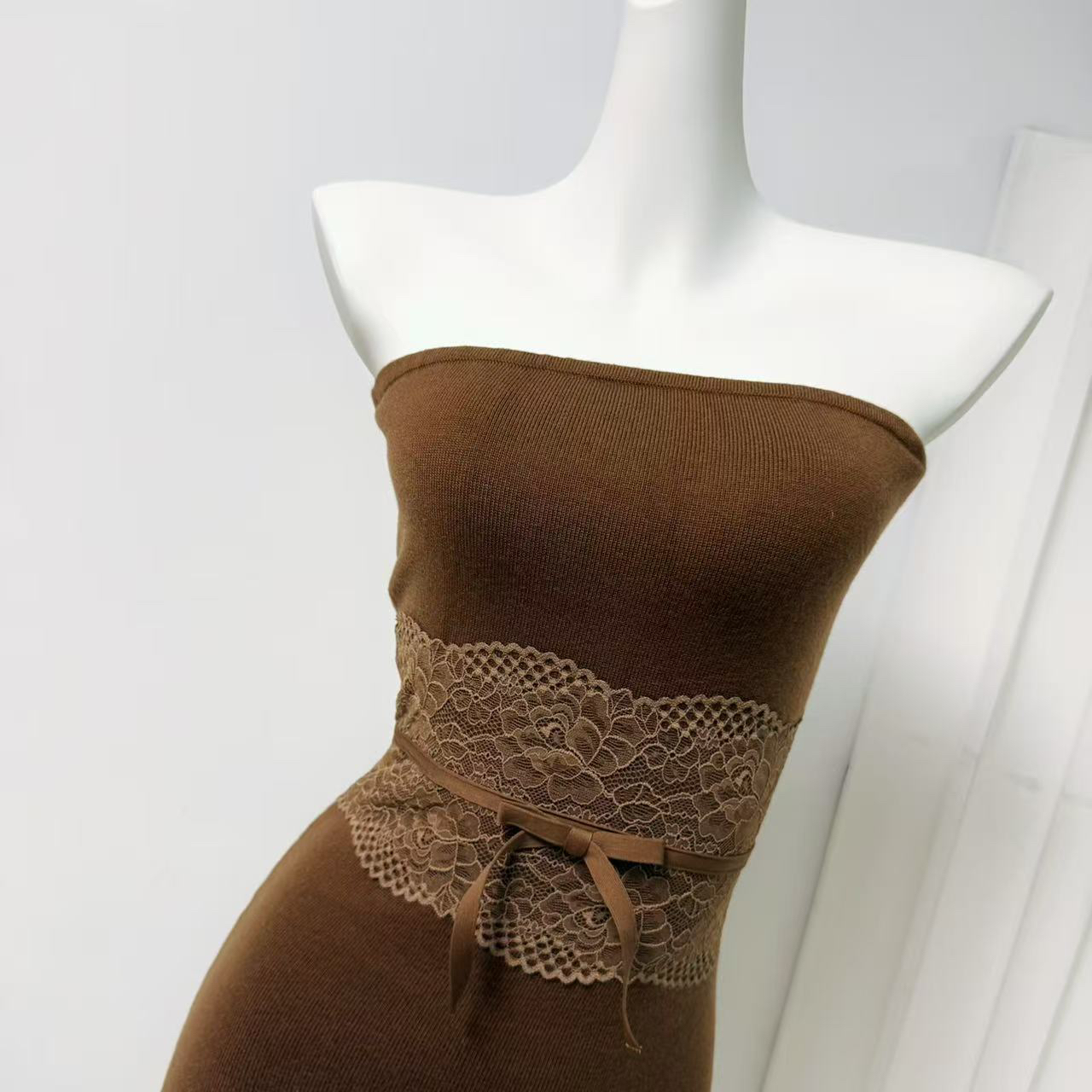 Women's Two-Piece Corset Top and Cape Skirt Set with Cinched Waist - Image 4
